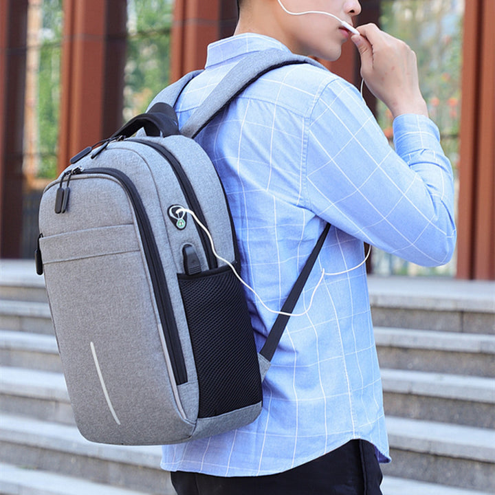 Leisure Computer Backpack Business Trip USB Charging