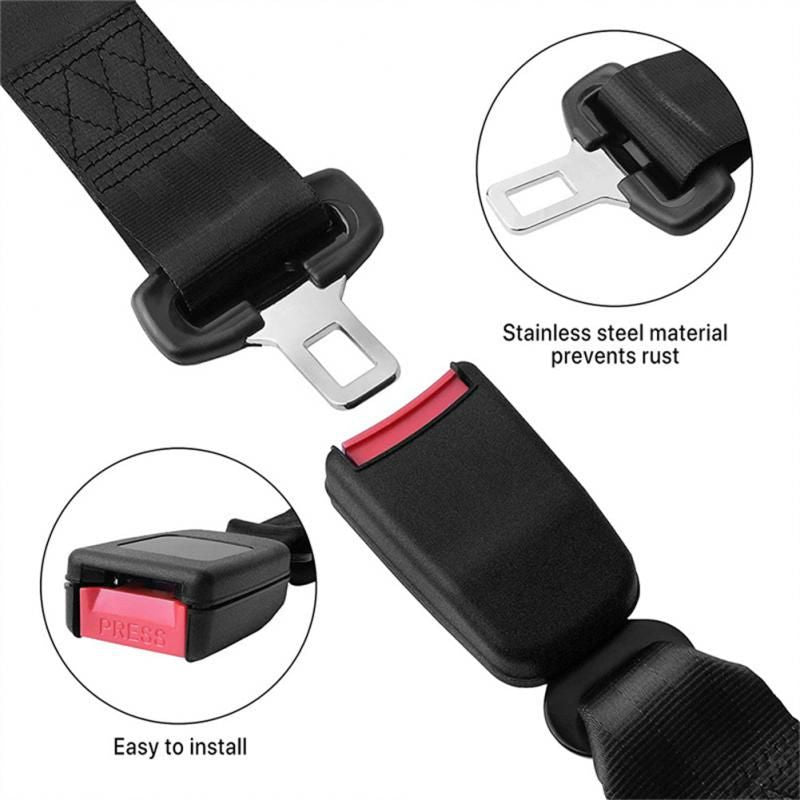 Universal Comfort Car Seat Belt Extender - Safety Certified Buckle Extension