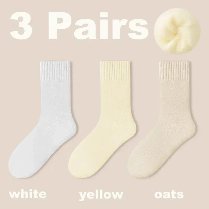 3 Pairs Women’s Cozy Wool Socks