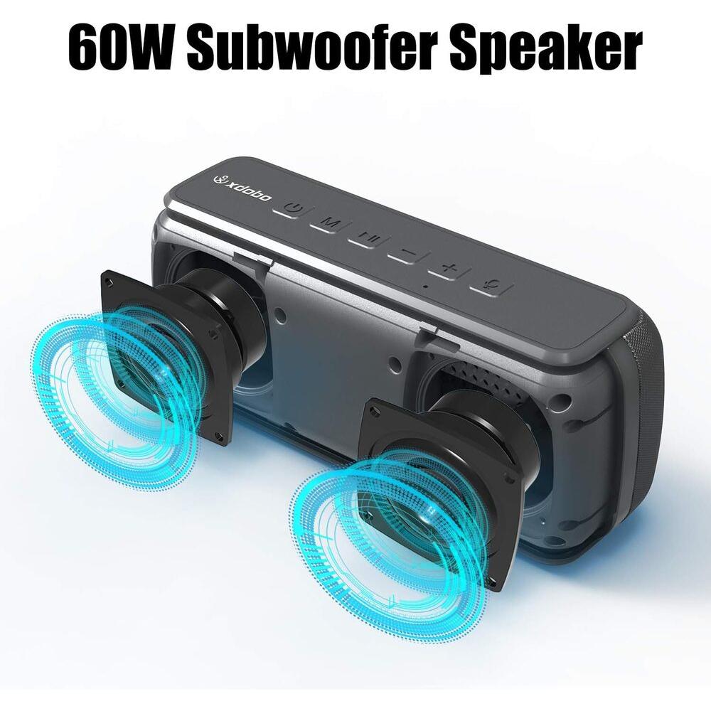 60W High-Power Portable Bluetooth Speaker