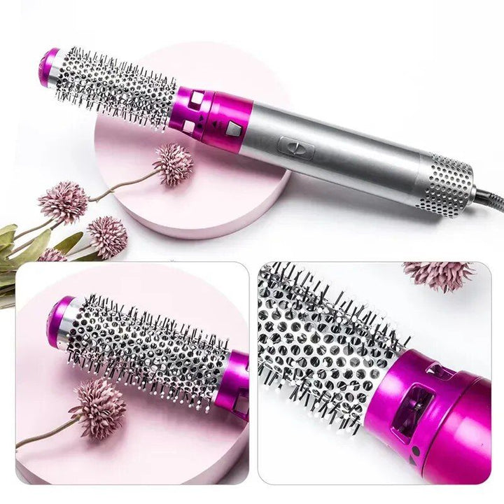 5-in-1 Hot Air Hair Styling Comb: Dry, Curl, and Straighten