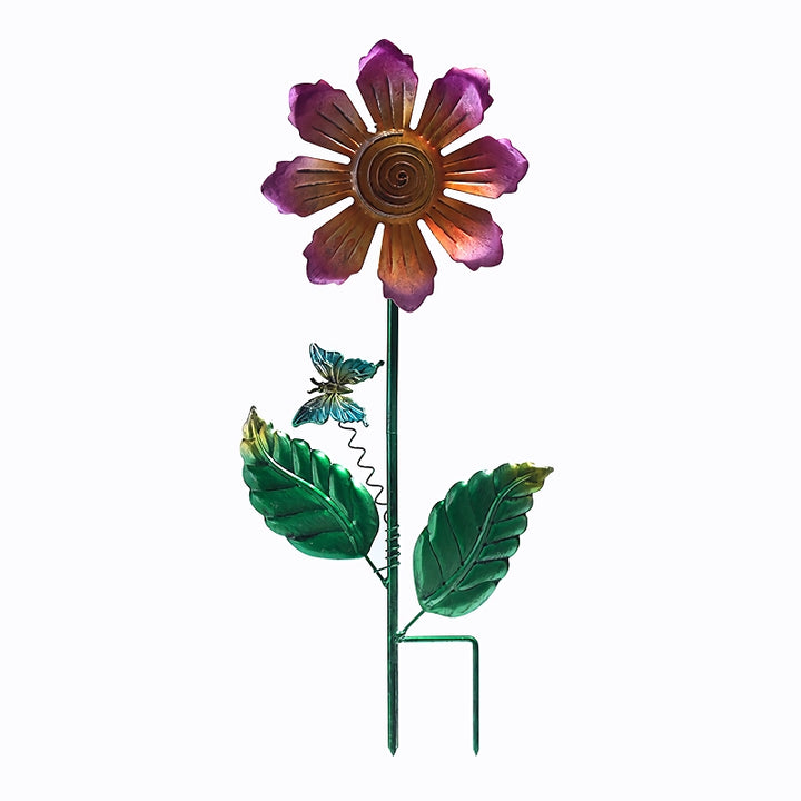 Metal Flower Garden Sculpture