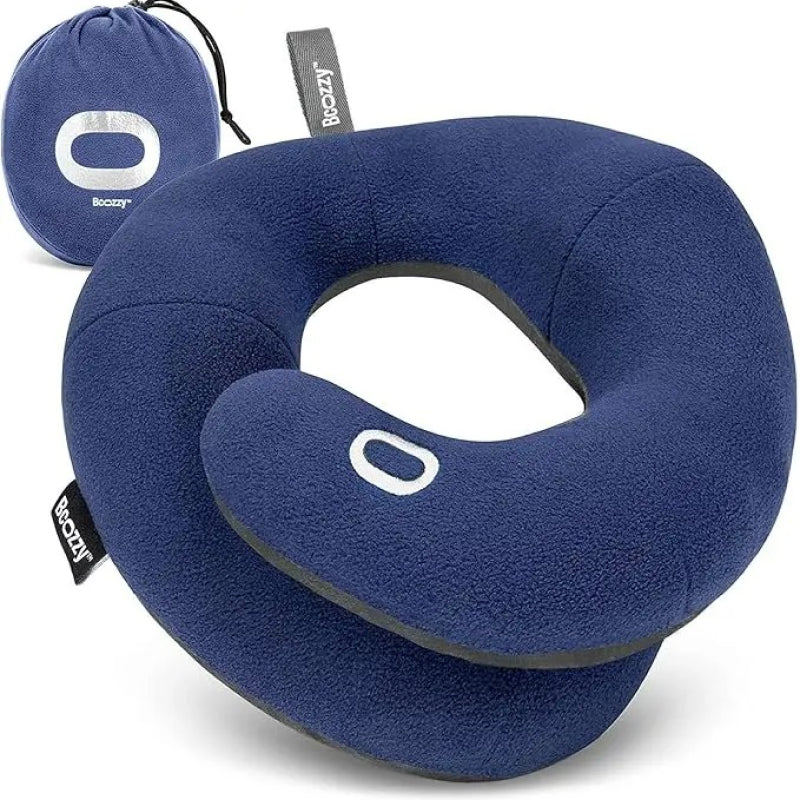 Travel Neck Pillow with Double Support for Ultimate Comfort