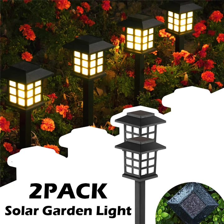 2Pack Solar LED Pathway Lights