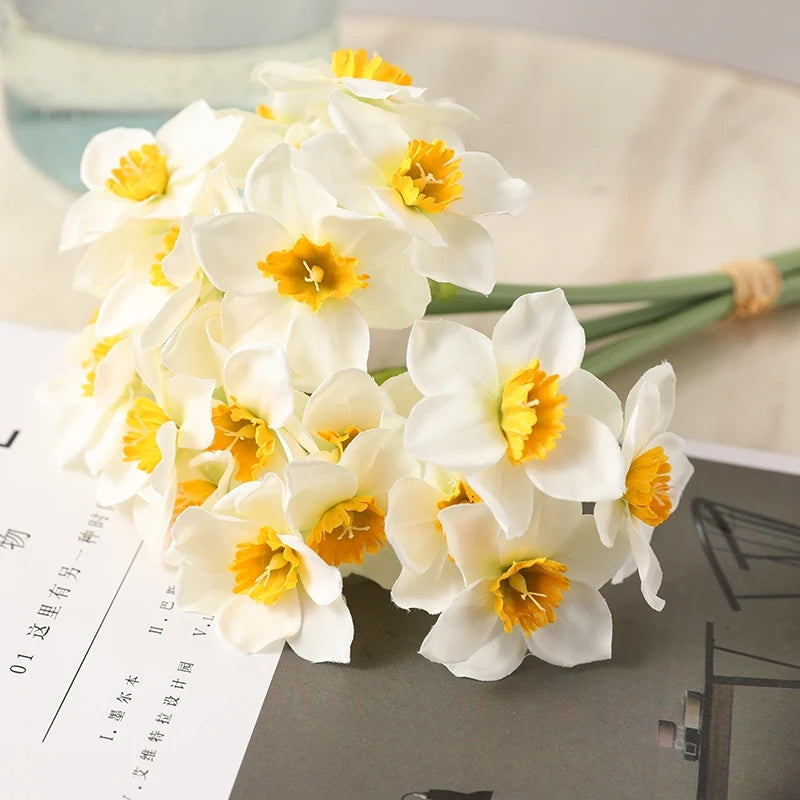 6-Piece Artificial Narcissus Flower Bouquet