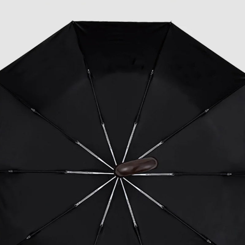 Luxury Automatic Wooden Handle Umbrella