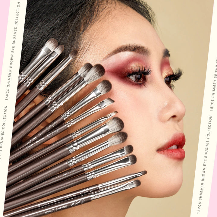 Professional 15pcs Eye Makeup Brush Set