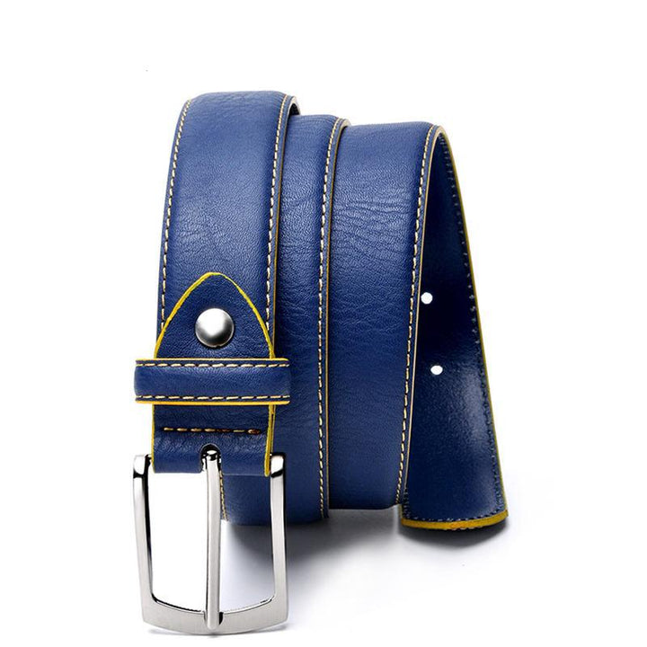 Italian Design Casual Leather Belt for Men