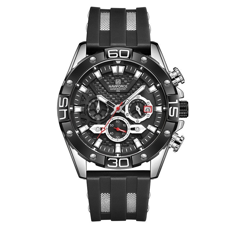 Fashion Sports Big Dial Business Quartz Watch