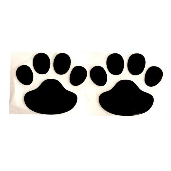 3D Paw Print Car Stickers - Adhesive Animal Footprint Decals