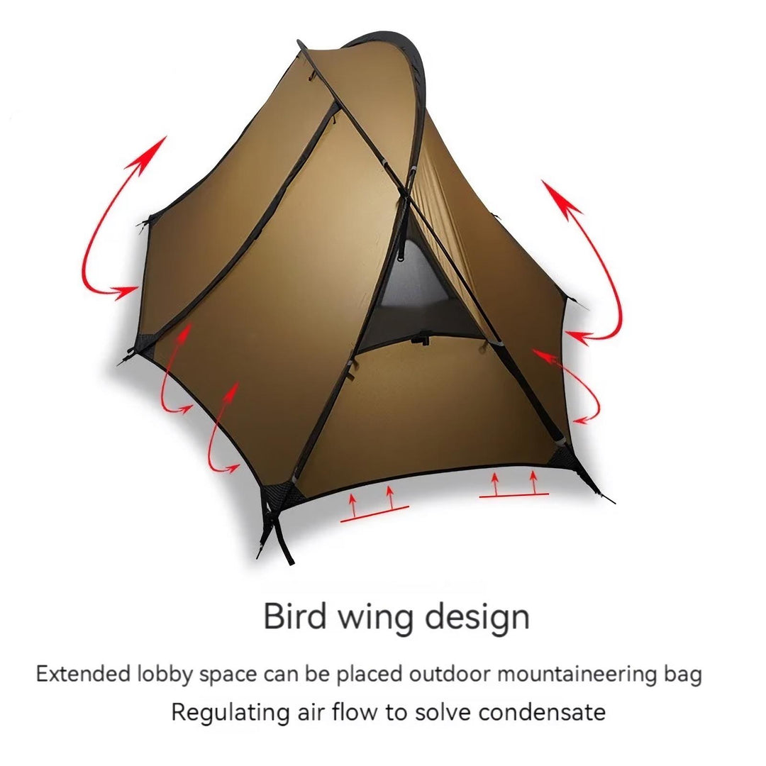 Ultra-Lightweight 1-Person Camping Tent