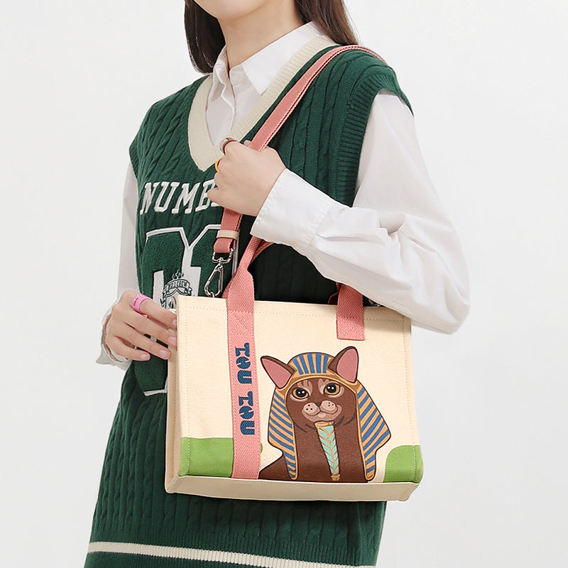 Large Capacity PU Tote Bag