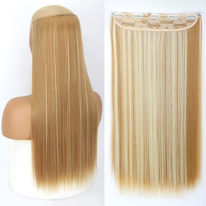 Synthetic Long Straight Hair Clips-in Extensions