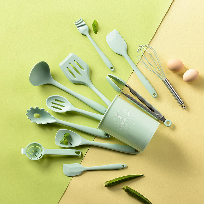 Silicone Non-Stick Kitchen Utensils Set