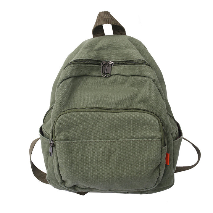 Student Retro Wash Canvas Casual Sen Series Backpack