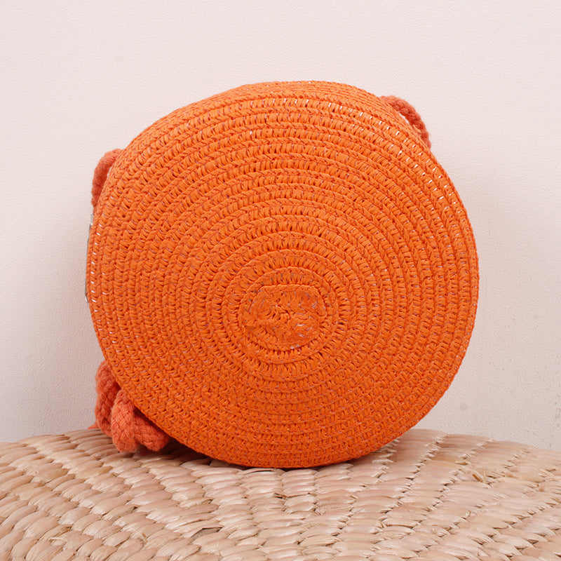 Summer Woven Straw Crossbody Bag