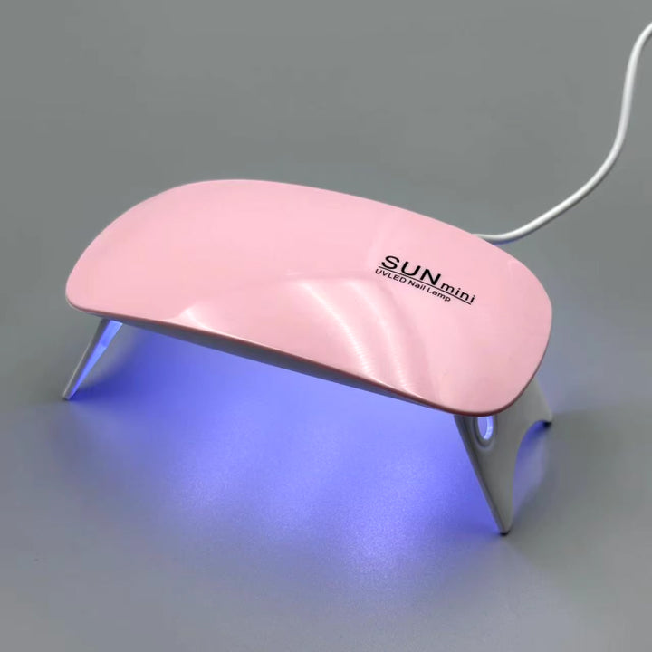 Portable 6W Mini Nail Dryer LED UV Lamp for Home Use with USB Cable