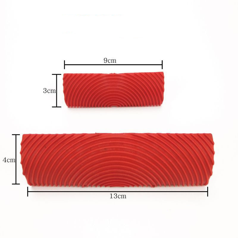 DIY Wood Graining Rubber Roller Set for Wall Painting and Home Decoration