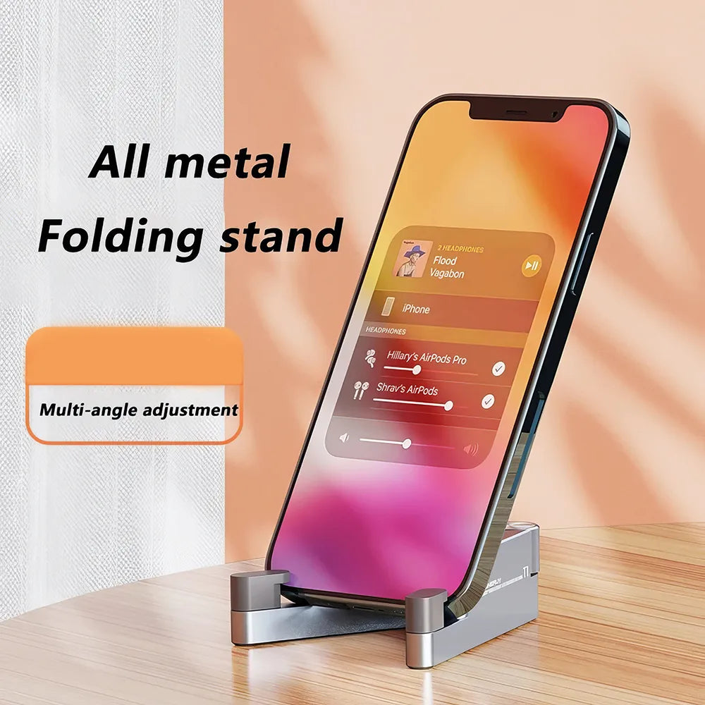 Portable Aluminum Folding Phone Stand