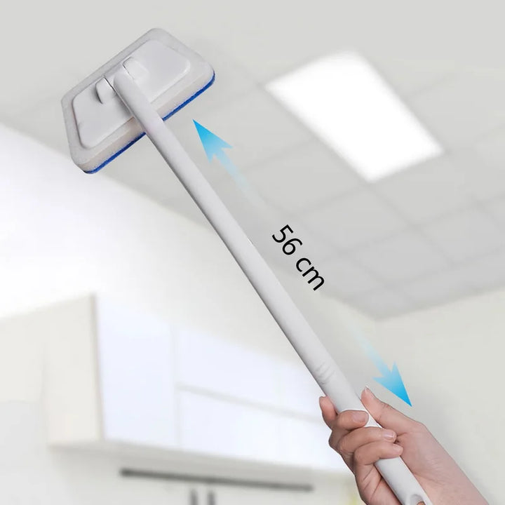 Long Handle Multi-Functional Bathroom Wall and Floor Cleaning Brush