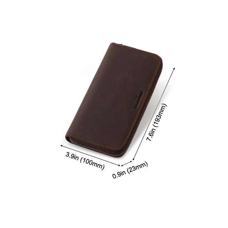 Genuine Leather RFID Blocking Men's Wallet