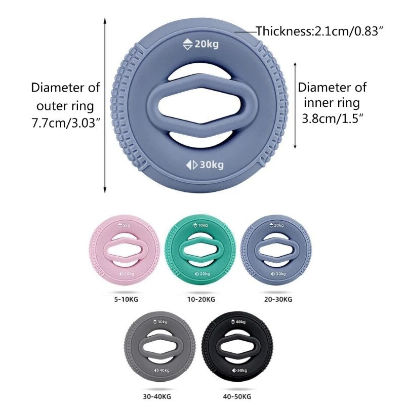 Ultimate Hand Grip Strengthener & Finger Exerciser Rings