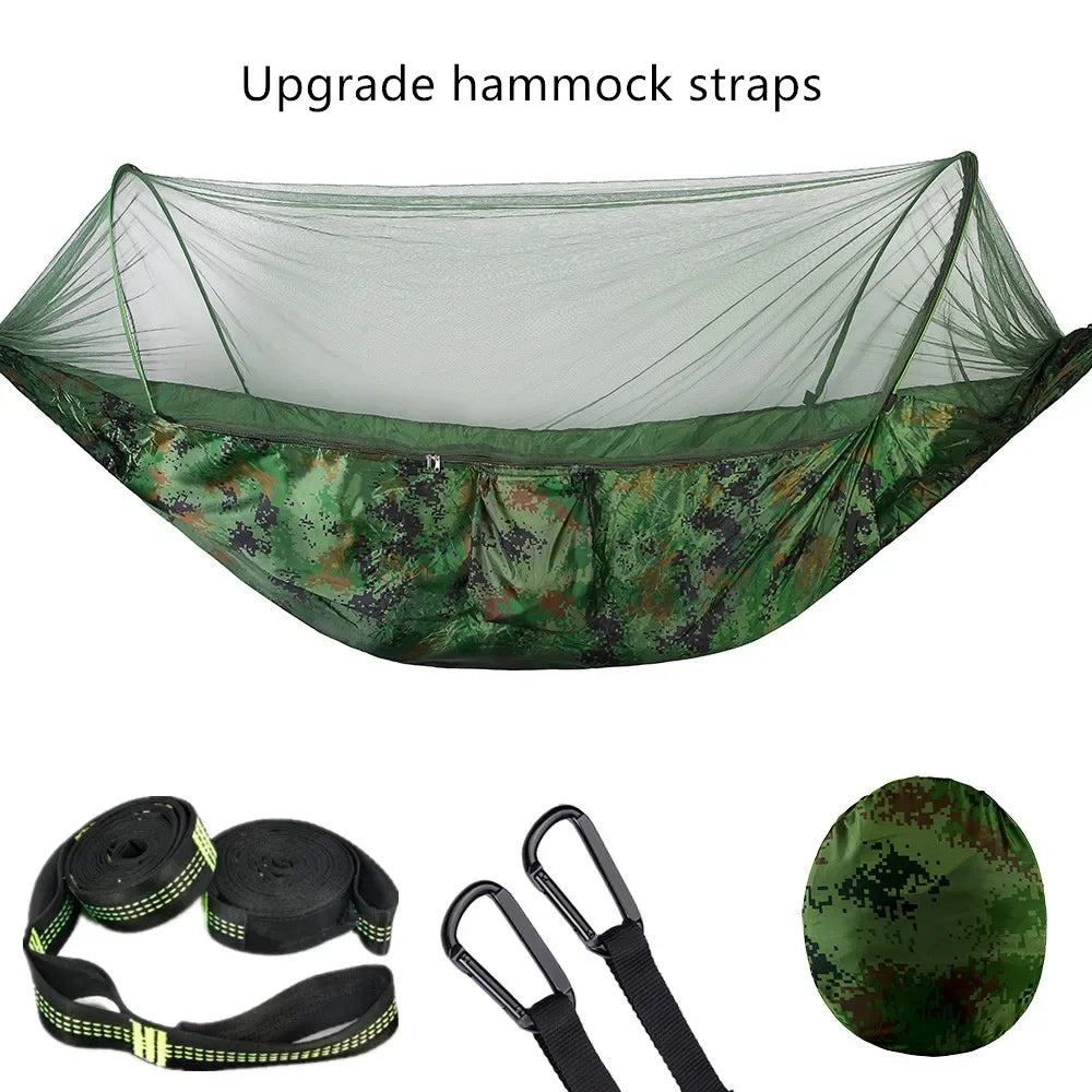 Portable Camping Hammock with Mosquito Net