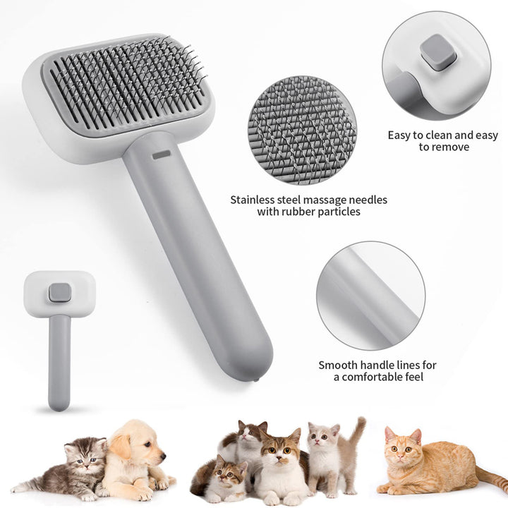 Self-Cleaning Pet Brush