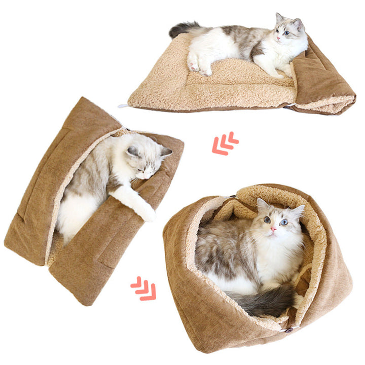 Premium Cozy Foldable Pet Bed & Mat