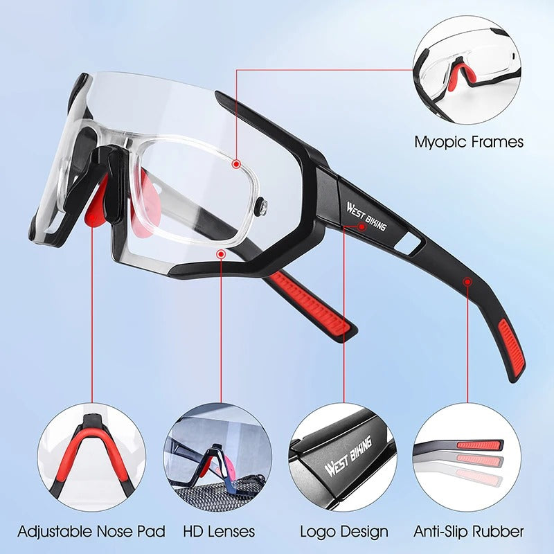 Photochromic Cycling Glasses for All Sports