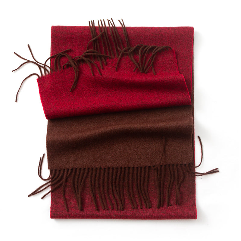 Luxurious Cashmere Scarf with Tassels - Versatile Wrap and Shawl