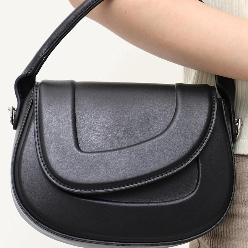 Elegant Minimalist Saddle Shoulder Bag