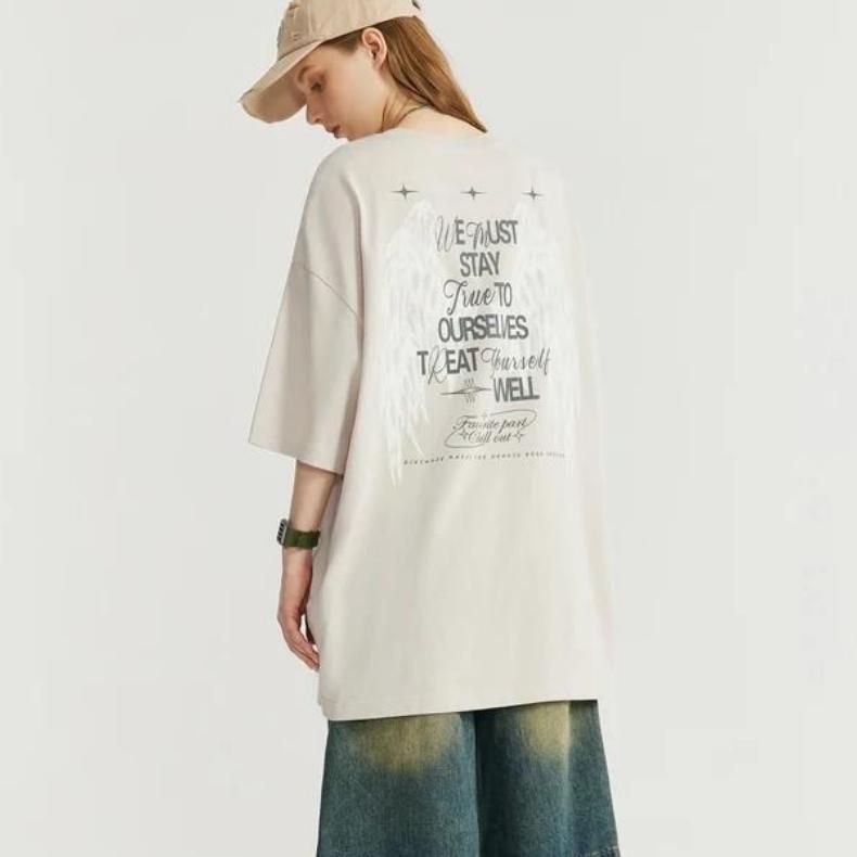 Glowing Oversized Hip Hop Tee