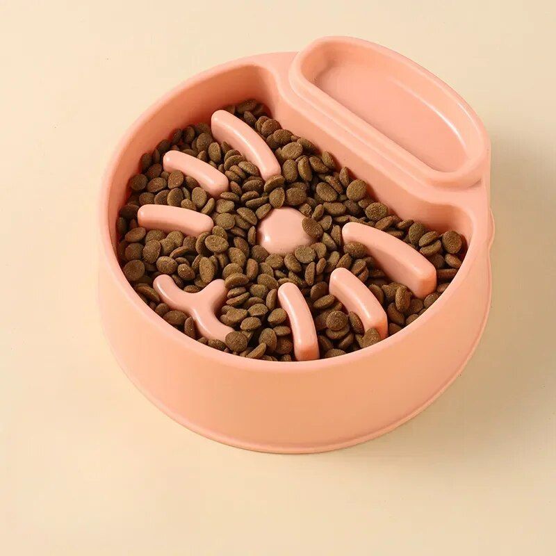 Universal Anti-Gulp Dog & Cat Slow Feeder Bowl