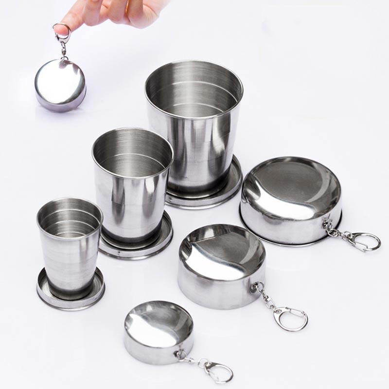 Compact Stainless Steel Folding Cup