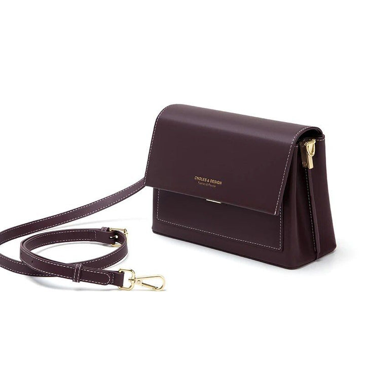 Luxury European-Style Leather Crossbody Bag for Women