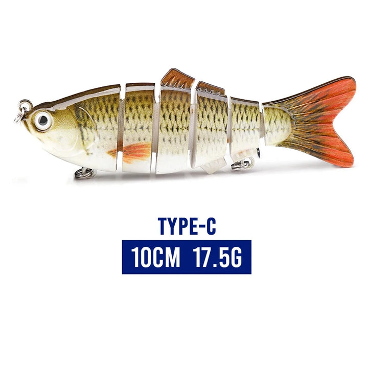 100mm Multi-Jointed Fishing Lures