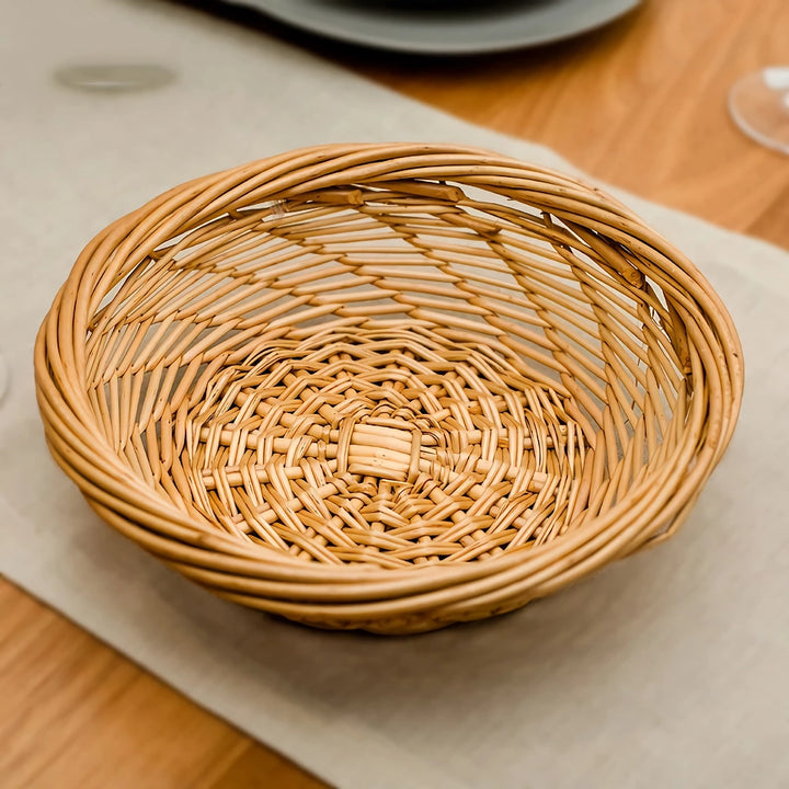 Eco-Friendly Wicker Bamboo Weaving Storage Basket