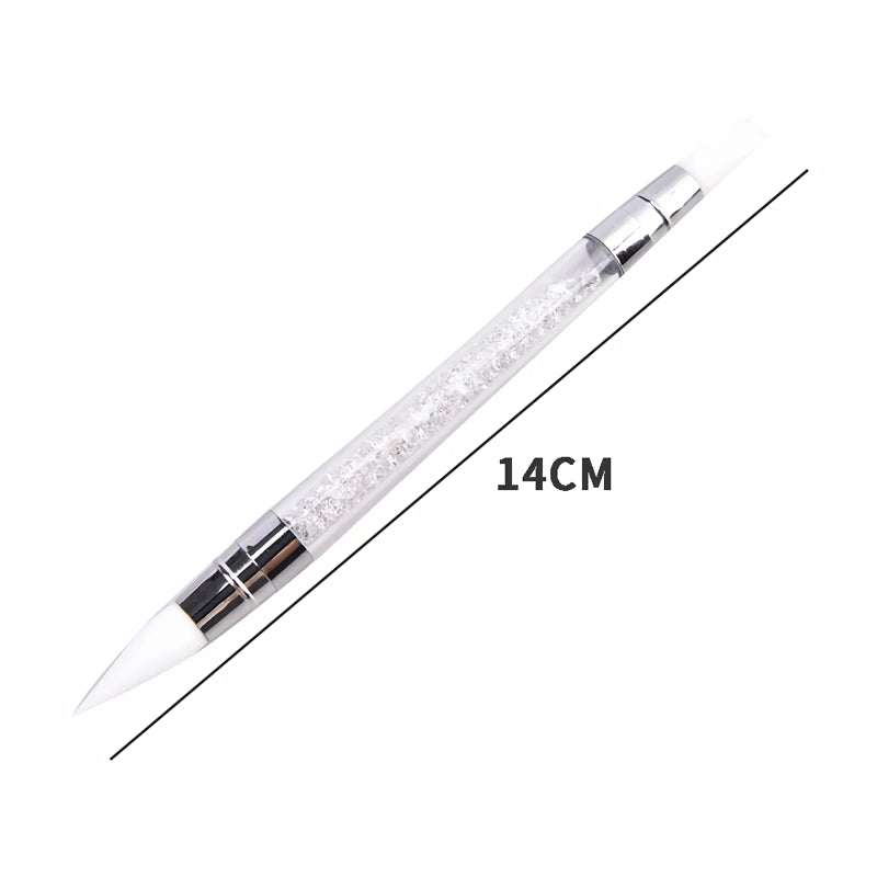 Rhinestone Acrylic Nail Art Sculpture Pen