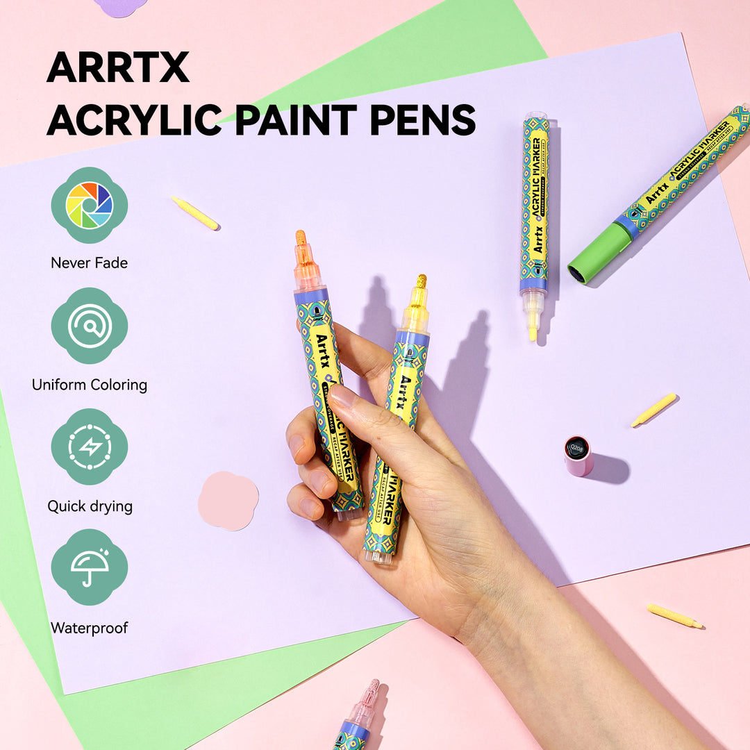 48 Colors Acrylic Paint Pens