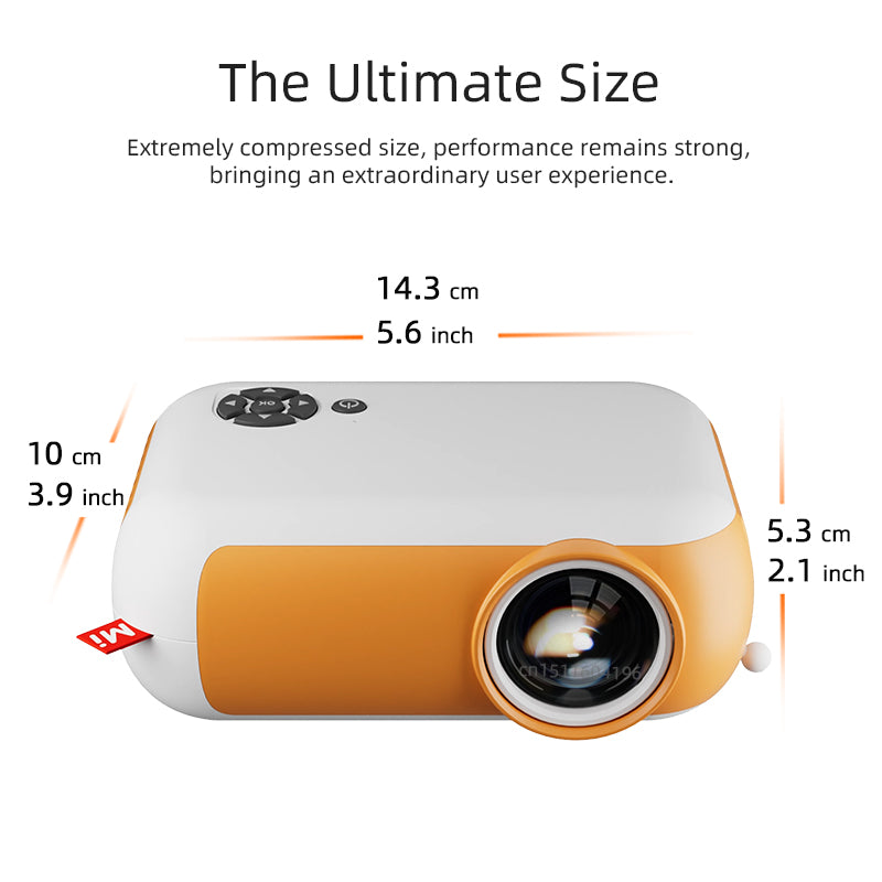 Compact 3D LED Mini Projector