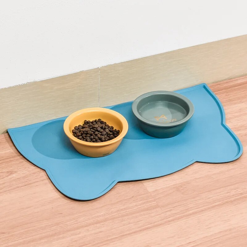 Waterproof Non-Slip Pet Feeding Mat for Cats & Dogs