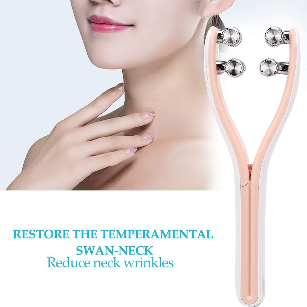 Y-Shape EMS Face Lifting Roller - Multifunctional Facial Massager & Skin Tightening Tool