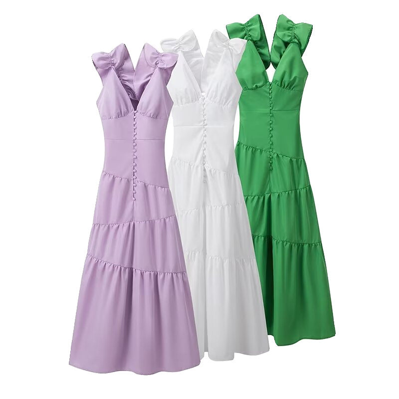 European And American Style New Flower Dress Women