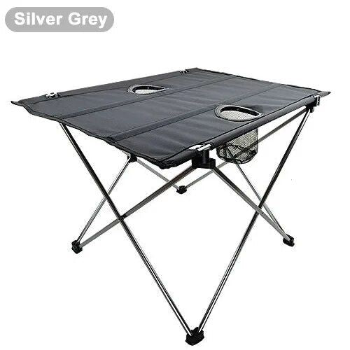 Ultra-Light Folding Outdoor Picnic Table Set with Aluminum Alloy Frame