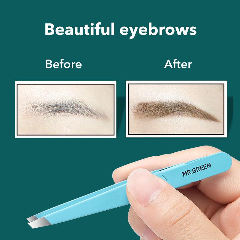 Colorful Stainless Steel Eyebrow Tweezer