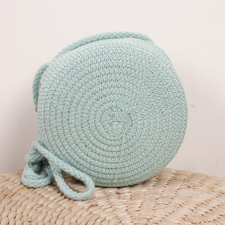 Summer Woven Straw Crossbody Bag