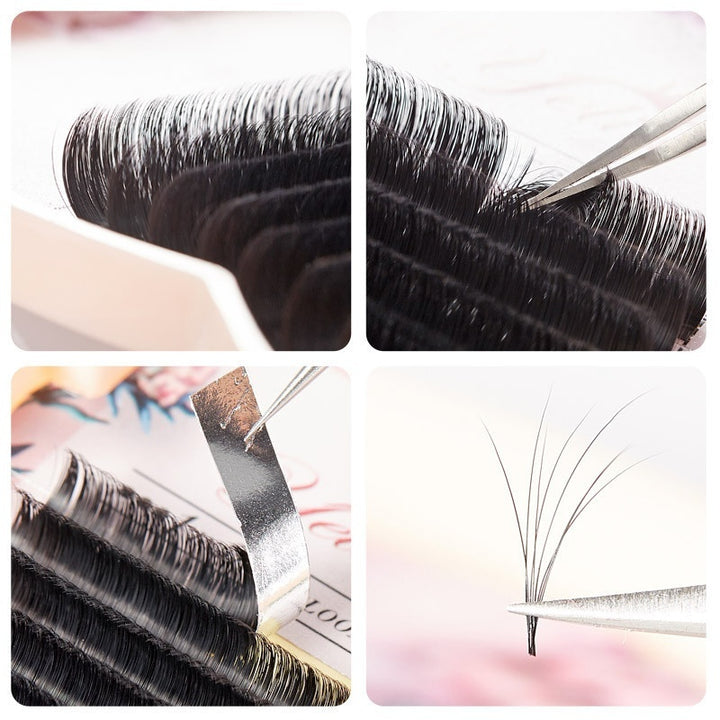 Natural Dense Row Of Flowering False Eyelashes