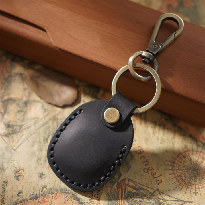 Retro Leather Keychain Case