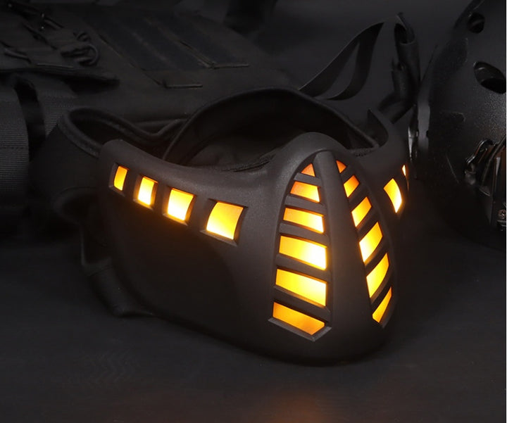 Halloween Carnival LED Half Face Mask